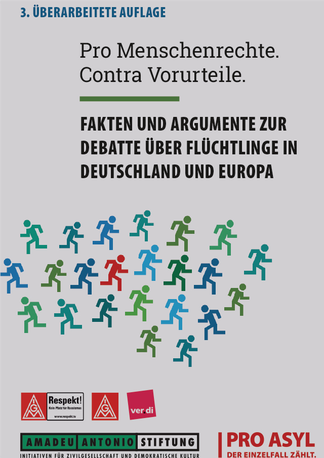 Cover Broschüre "Pro Menschenrechte. Contra Vorurteile"